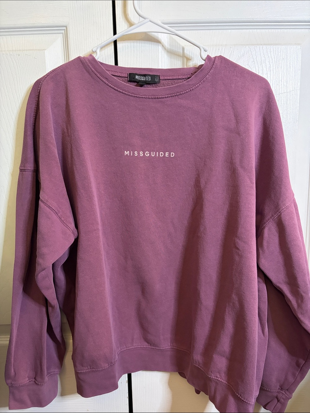 Missguided Mauve Crewneck